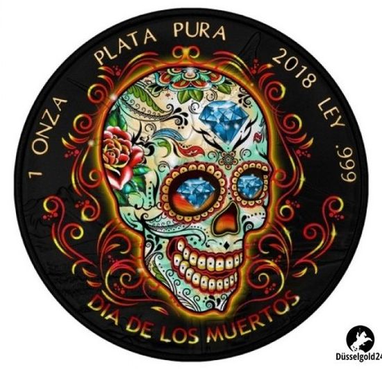 Монеты «День мертвых» («Dia De Los Muertos») Мексика 2018