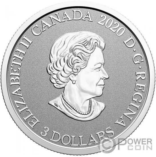 Монета «Ирис «Синий флаг» («BLUE FLAG IRIS») Канада 2020