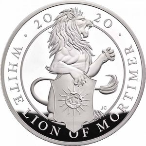 Монеты «Белый лев Мортимера» («White Lion of Mortimer») Великобритания 2020