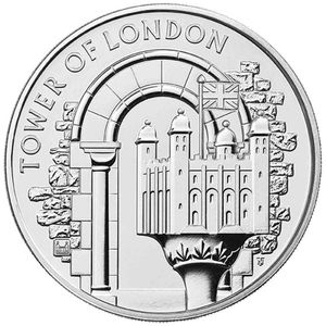 Монеты «Белая башня» («White Tower») Великобритания 2020
