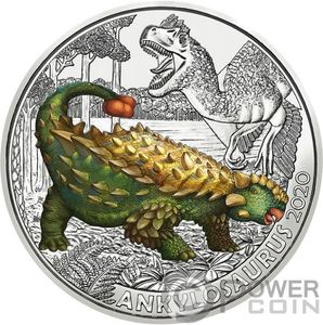 Монета «Анкилозавр» («Ankylosaurus») Австрия 2020