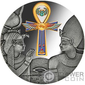 Монета «Египетский анкх» («EGYPTIAN ANKH») Камерун 2020
