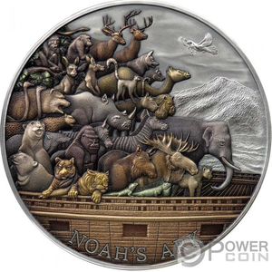 Монета «Ноев ковчег» («NOAH ARK») Токелау 2021
