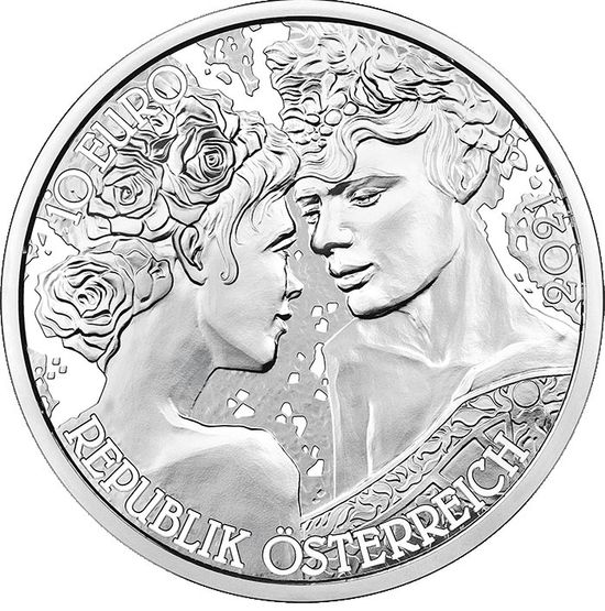 Монеты "Язык цветов" Австрия 2022