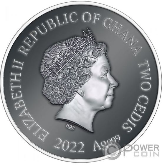 Монета "Год кролика" Республика Гана 2023