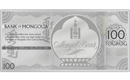 Монеты "Год Дракона" Монголия 2024 