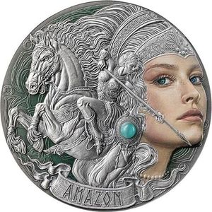Монета «Амазонки» («Amazon») Камерун 2024