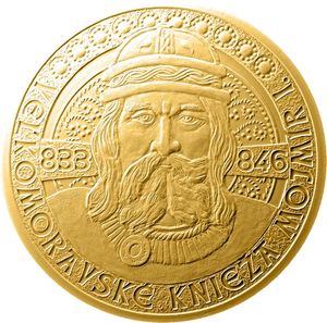 Монета «Моймир I, правитель Великой Моравии» Словакия 2019