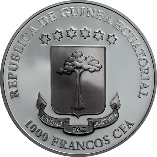 Монета «Кровавая луна» Экваториальная Гвинея 2019
