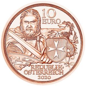 Монеты серии «С кольчугой и мечом» («Knight's Tales») Австрия 2020