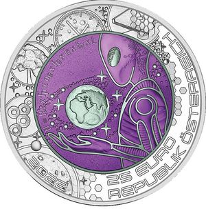 Монета «Внеземная жизнь»  Австрия 2022
