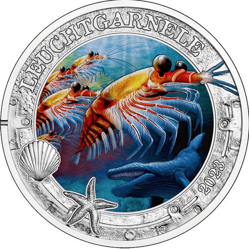 Монеты «Яркая морская жизнь» Австрия 2023